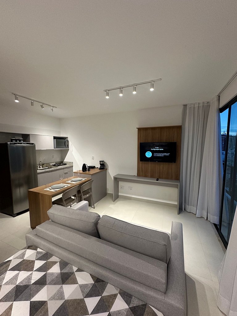 Studio New York com ar e varanda - São Mateus