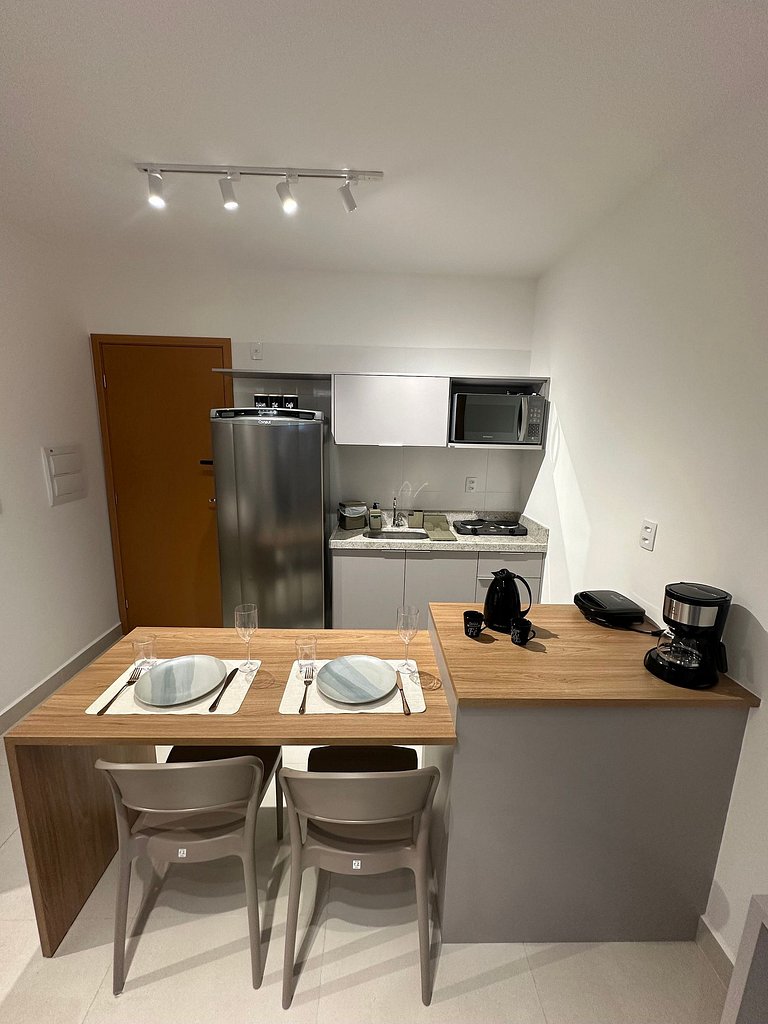 Studio New York com ar e varanda - São Mateus