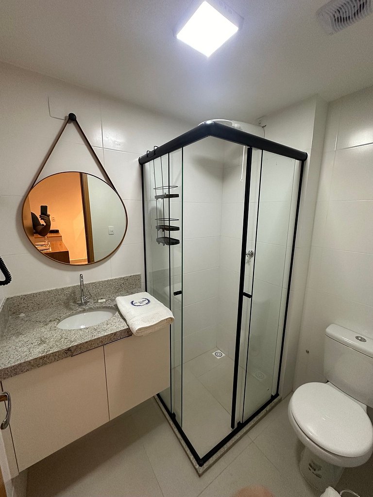 Studio New York com ar e varanda - São Mateus