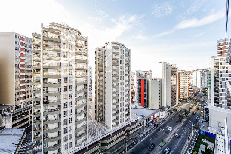 Stúdio Royal Central piscina/academia/coworking