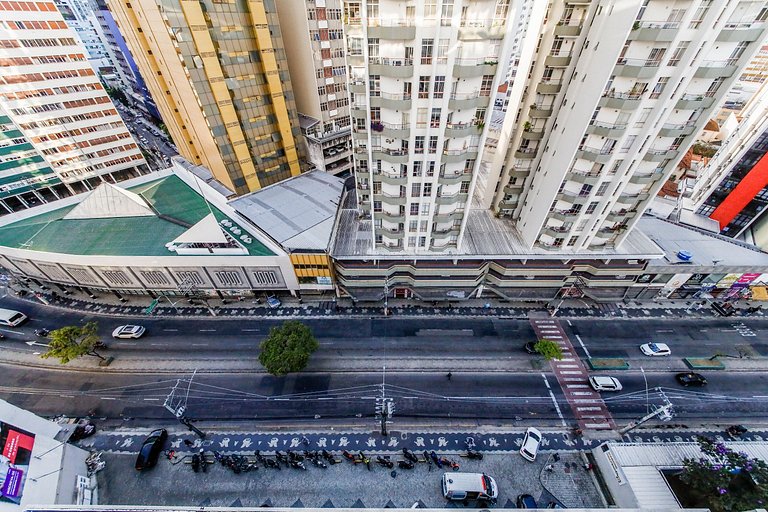 Stúdio Royal Central piscina/academia/coworking