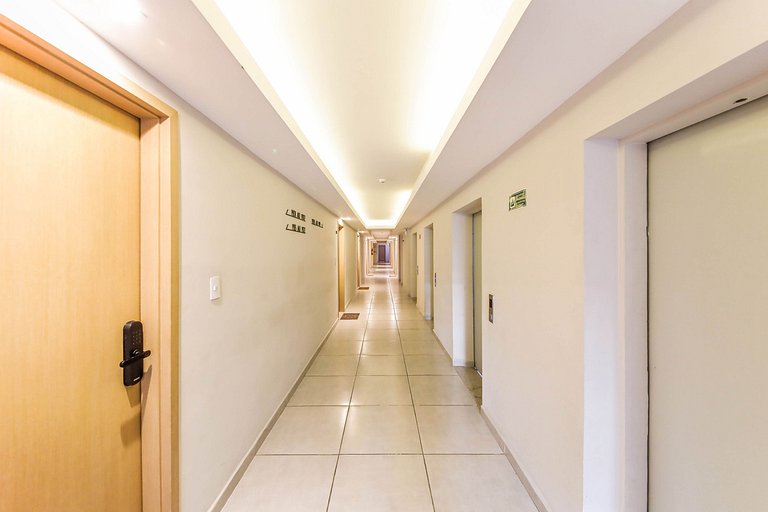 Stúdio Royal Central piscina/academia/coworking